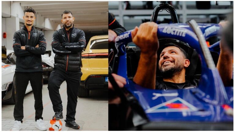 A lo Colapinto: el «Kun» Agüero correrá en la Fórmula E