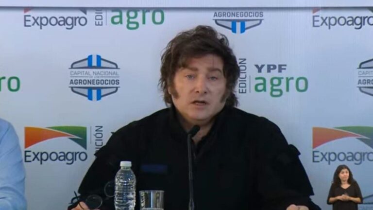 Javier Milei al Campo: «Queremos eliminar el cepo y las retenciones para siempre»