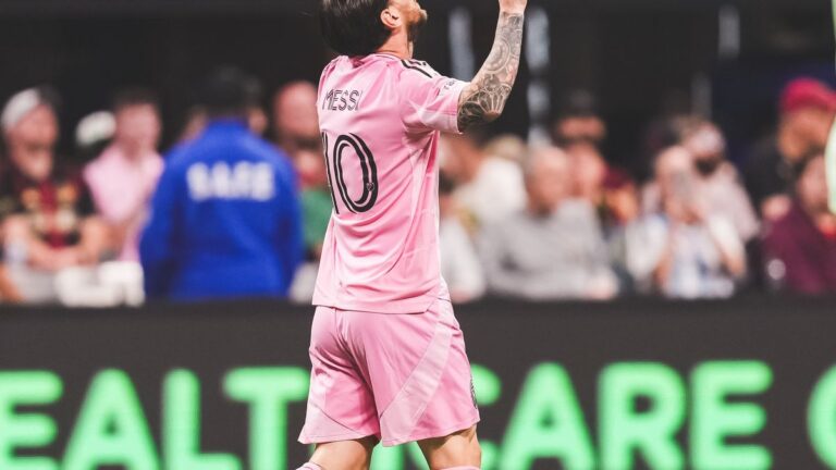 Con un gol de Lionel Messi, Inter Miami le ganó 2-1 al Atlanta United por la MLS