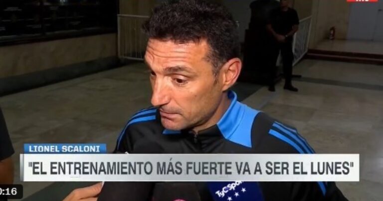 Scaloni: «Brasil es Brasil», cómo está De Paul y si van a convocar a alguien más