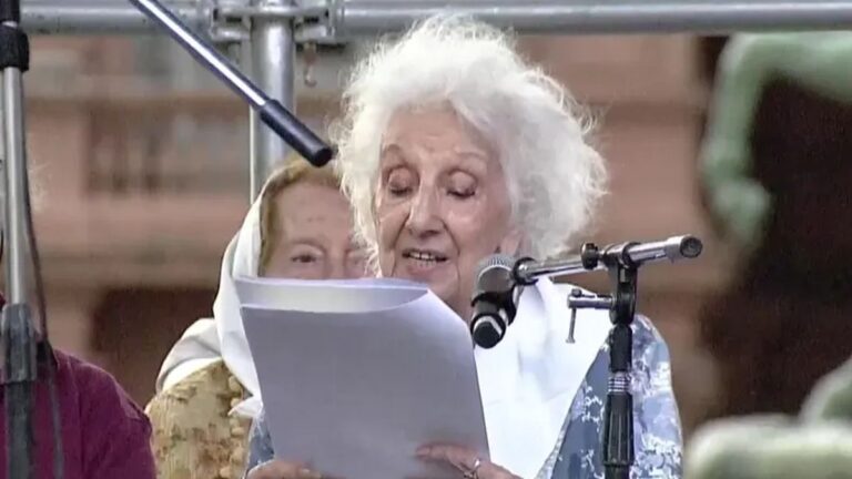 Estela de Carlotto: «Con todos los presidentes hemos hablado, con Javier Milei es imposible»