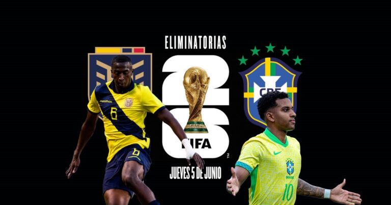 Ecuador vs. Brasil, por las Eliminatorias Sudamericanas: hora, TV y probables formaciones