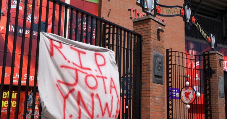 En memoria de Diogo Jota, Liverpool anunció el retiro de la camiseta número 20