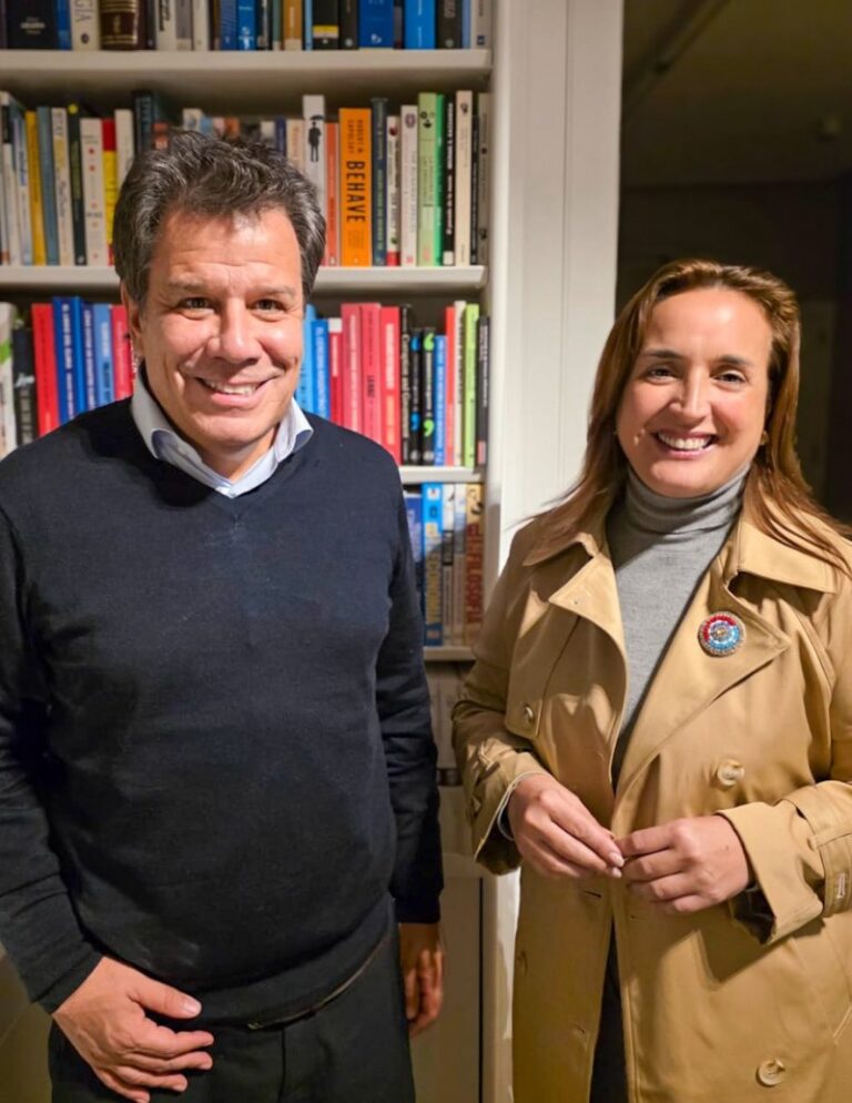 La vice de Llaryora se mostró con Manes y se reflota la chance de candidatura de Schiaretti