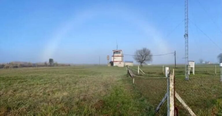 Arcoíris blanco en Villa Gesell: la explicación del Servicio Meteorológico Nacional