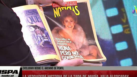 Exclusivo de ‘ISPA’: fotos inéditas del tapado de María Julia Alsogaray, en Noticias, que causó la pelea entre Susana Giménez y Graciela Alf