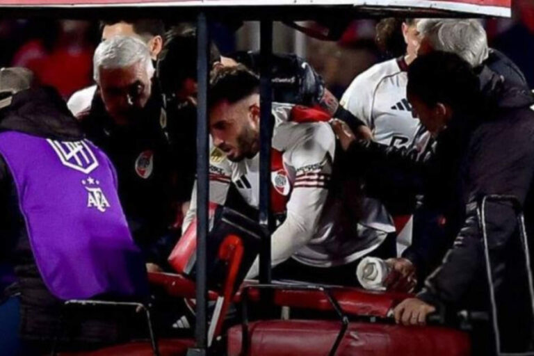 Más dolores de cabeza para River: Germán Pezzella se pierde el resto de la temporada