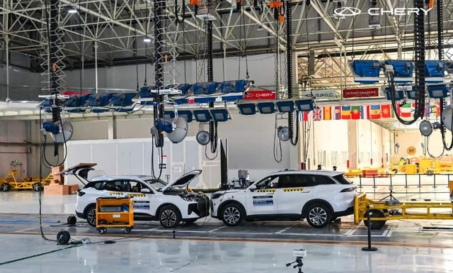 Chery Tiggo 7 CSH en crash test internacional