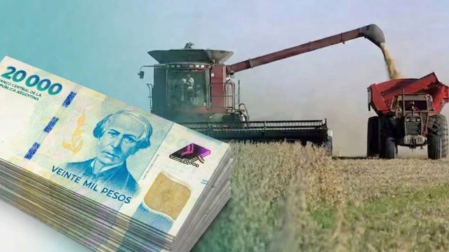 Gráfico ilustrativo mostrando la relación entre el precio de la soja y el costo de la urea en el campo argentino.