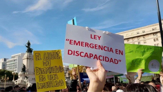 Congreso de la Nación Argentina, sede del debate de la nueva Ley de Discapacidad.