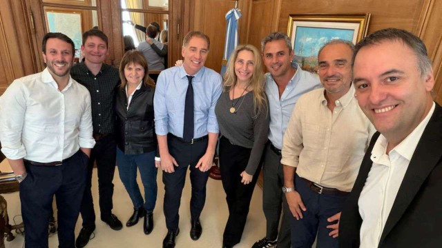 Reunión de la mesa política del Gobierno en la Casa Rosada