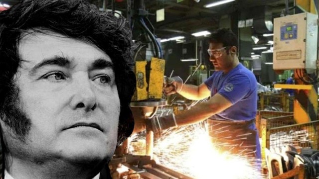 Gráfico de evolución del Índice de Producción Industrial (IPI) manufacturero en Argentina.