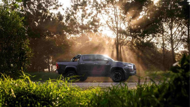 Gráfico con las 10 camionetas más vendidas en Argentina, mostrando modelos como Hilux, Ranger y Amarok.