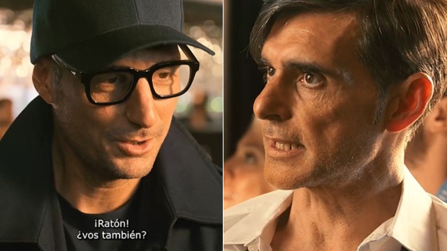 Lionel Scaloni y Roberto Ayala camuflados entre hinchas en la campaña publicitaria de Gancia