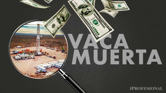 Instalaciones de producción petrolera en la formación Vaca Muerta, Neuquén.
