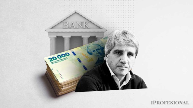 Gráfico del balance del Banco Central con flechas que indican el intercambio de activos entre BCRA y Tesoro
