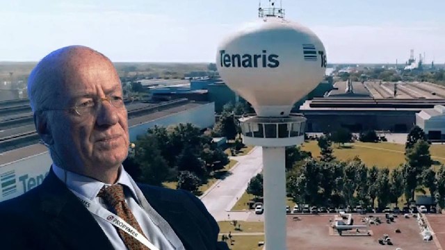 Paolo Rocca, ex CEO de Tenaris, y Gabriel Podskubka, nuevo CEO de la empresa