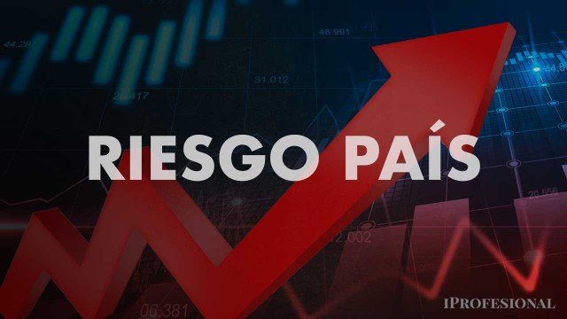 Gráfico de evolución del riesgo país argentino