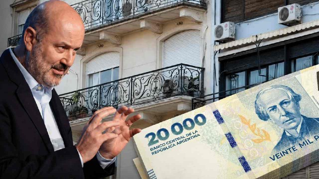 Federico Sturzenegger en un evento inmobiliario en la UCA