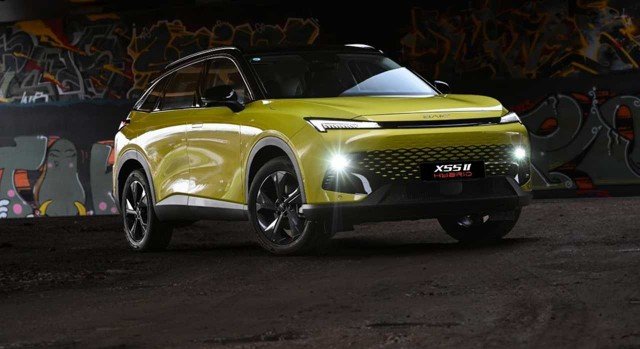 SUV Baic X55 II Hybrid en vista frontal