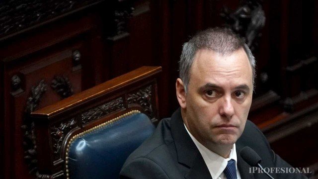 Manuel Adorni en la Casa Rosada