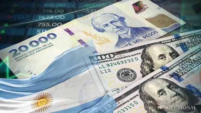 Gráfico de evolución del dólar y la inflación en Argentina durante 2024