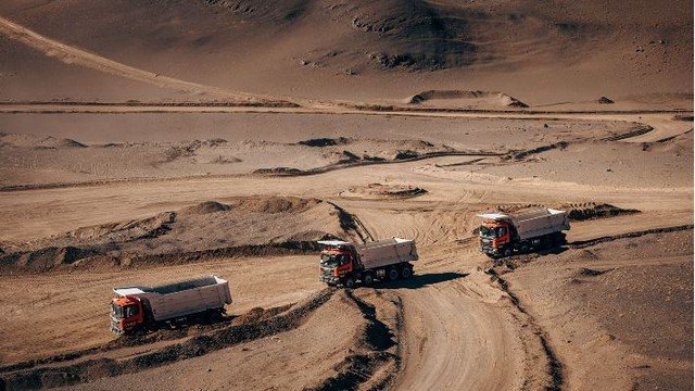 Vista del proyecto minero Vicuña en San Juan