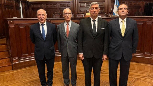Fachada del Palacio de Justicia de la Nación en Buenos Aires