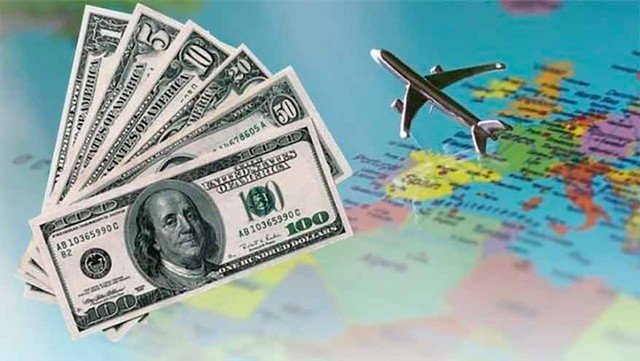 Gráfico comparativo de dólar turista y dólar oficial