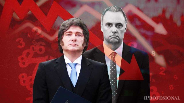 Javier Milei y Manuel Adorni en la Casa Rosada