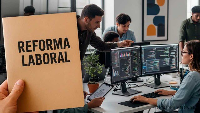 Reunión de sindicalistas y empresarios en una mesa de negociación laboral