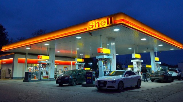Estación de servicio Shell en Argentina