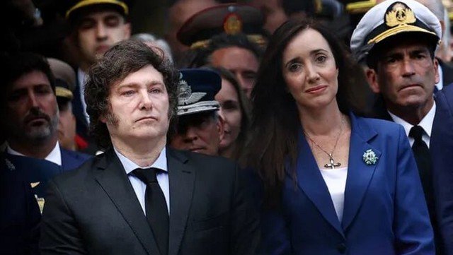 Victoria Villarruel en un acto oficial