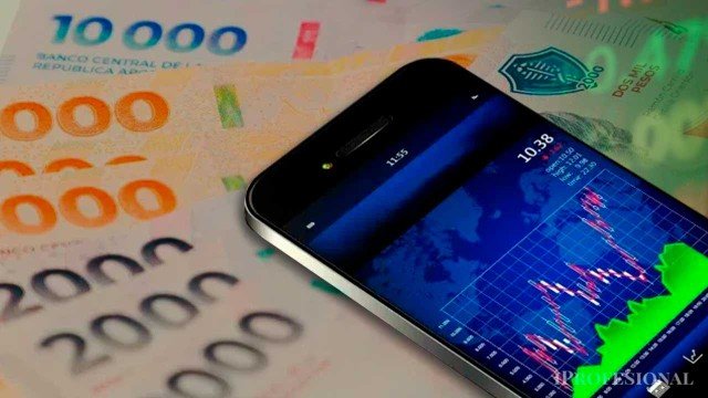Gráfico de cotización de acciones de Metrogas en la Bolsa de Comercio de Buenos Aires