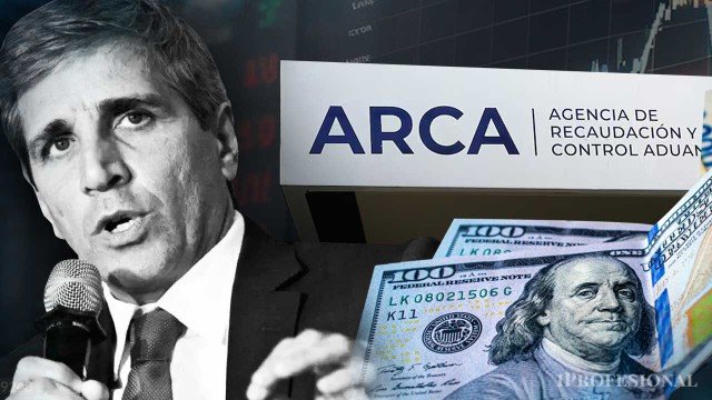 Gráfico de recaudación fiscal con tendencia a la baja
