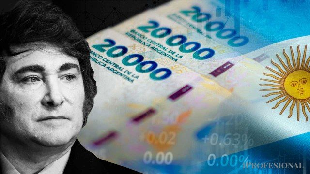 Gráfico de evolución del superávit fiscal en Argentina