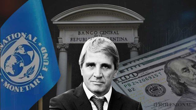 Gráfico del Banco Central mostrando evolución de reservas