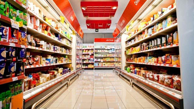 Fachada de un supermercado Dia en Argentina