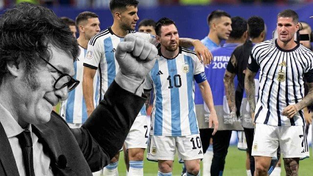 Jugadores de la Selección argentina celebrando un gol en el Mundial 2026