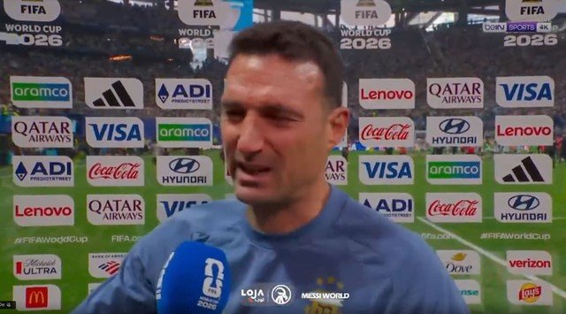 Lionel Scaloni habla en conferencia de prensa tras la final del Mundial 2026