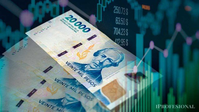 Gráfico de inflación mensual en Argentina