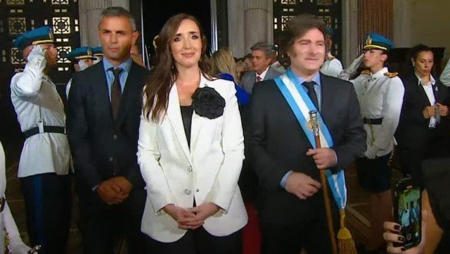 Presidente Javier Milei y vicepresidenta Victoria Villarruel en vigilia del 9 de Julio en Tucumán