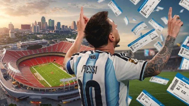 Estadio Arrowhead en Kansas City durante un partido de fútbol del Mundial 2026