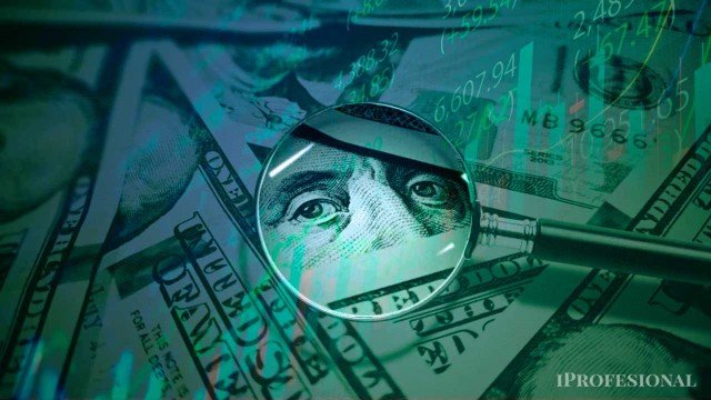 Gráfico de cotización del dólar mayorista en Argentina