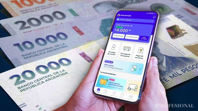 Estación de servicio YPF con cartel de servicios financieros