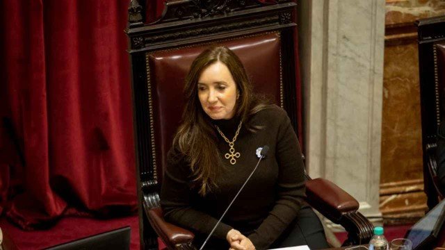 Victoria Villarruel en un acto oficial
