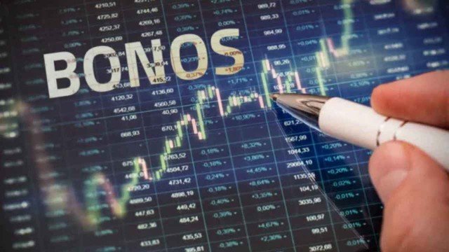 Gráfico de bonos en dólares y exportaciones energéticas