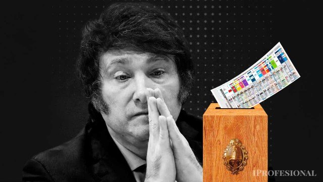 Gráfico de encuestas sobre la reelección de Javier Milei