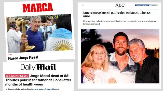 Jorge Messi, padre de Lionel Messi