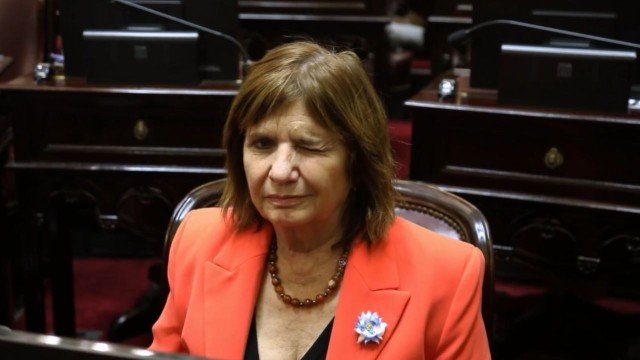 Patricia Bullrich en el Senado